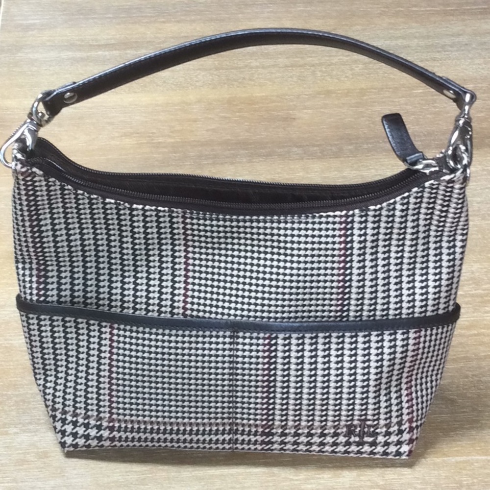 Ralph Lauren houndstooth purse